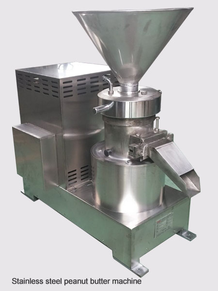 Stainless steel peanut butter machine