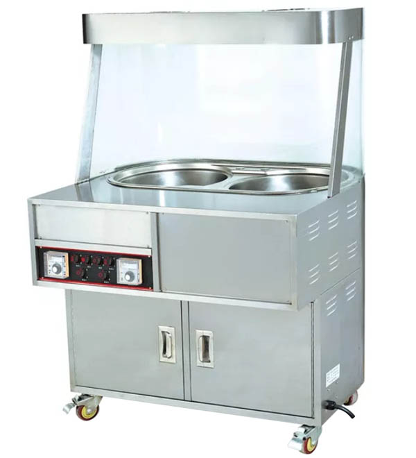 Double Pans Electric Chestnut Roasting Machine